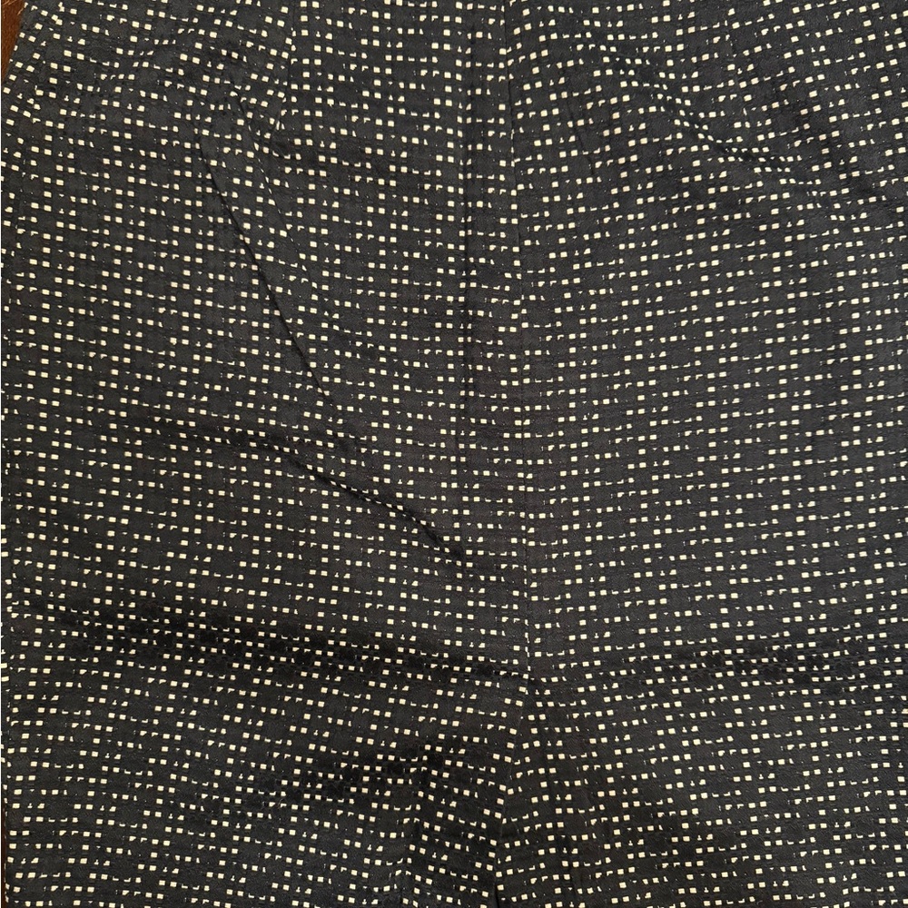 J. Crew Navy Skirt with White Dots